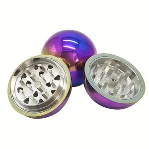 Nouveau moulin à tabac manuel à 3 couches de 53 mm, sphérique, coloré, en alliage de zinc, pour fumer - Product Image 6