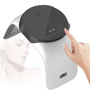 2024 Hot Selling 7 color anti-wrinkle led device SPA Use LED Facial Lamp with Nano Steamer Cold Sprayer and Body Heating