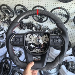 พวงมาลัยสปอร์ตกำหนดเองสำหรับโตโยต้าพราโด120 150 A90 Lc200 Yaris Tacoma 4Runner Mark x <span class=keywords><strong>CHR</strong></span> 79ซีรีส์ Hiace คาร์บอนไฟเบอร์ <span class=keywords><strong>GR</strong></span> - Product Image 1