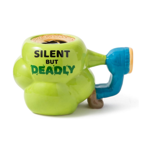 Tasse <span class=keywords><strong>de</strong></span> pet, cadeau <span class=keywords><strong>de</strong></span> bâillon drôle, grande tasse à café en céramique, silencieuse mais mortelle-22 onces - Product Image 1