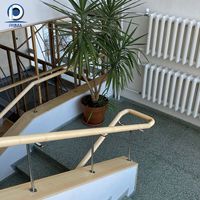Escaliers résistants de qualité marine |   Escaliers piétonniers en acier inoxydable avec grille pour complexe hôtelier en bord de mer