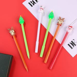 New Creative Cute Gel Kawaii <b>Pen</b> With Cat Paw Rabbit Christmas Cartoon Stationery Style Multi Color for Office Girls Kids - Product Image 4