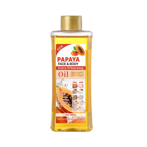 Huile pour le visage et le corps à la papaye 200 ml, huile essentielle éclaircissante et anti-rides, soin complet du corps - Product Image 1