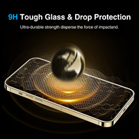 Nouveauté - Protection d'écran en verre trempé ultra-fin AG mat anti-espionnage, dureté 9H, pour iPhone Duo 18 Pro 18 Pro Max