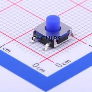 TS-1159B-C-D-BL Tactile Switch SMD-4P,6.2x6.2mm Switch Single Pole Single Throw Round Button 2.6N Vertical Mount - Product Image 1