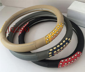 Couverture de <span class=keywords><strong>volant</strong></span> de voiture en cuir PU <span class=keywords><strong>pour</strong></span> <span class=keywords><strong>Peugeot</strong></span> <span class=keywords><strong>208</strong></span> 2012 ~ 2018 <span class=keywords><strong>Peugeot</strong></span> 308 2014 ~ 2021 2008 - Product Image 2