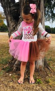 חם מכירה rts תינוקות בנות פעוטות ורוד גוטו שמלות טולה שרוול ארוך בנות ורוד שמלה טולה 1-0 עד 8 שנים - Product Image 2