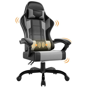 Chaise de gaming et de bureau noire avec massage et haut-parleurs, modèle Anchor, pour e-sport, Allemagne - Product Image 2