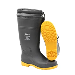 Stivali da lavoro industriali approvati CE calzature antinfortunistiche scarpe da uomo stivali da pioggia in PVC stivali di gomma fabbrica impermeabile