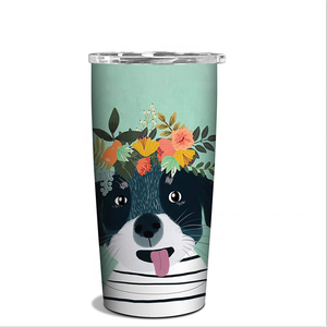 Meilleure vente en gros 20 oz double paroi en acier inoxydable tasses à vide bouteille de sport tasse de gymnastique gobelet à compost - Product Image 2