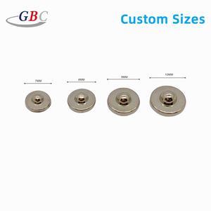 Gran oferta 2025, remache de pezón de aleación de Zinc, sujetador de <span class=keywords><strong>Metal</strong></span> de diferentes tamaños para gorra de zapato, bolsas de tela, ropa, collares para mascotas para prendas - Product Image 5