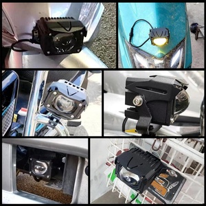 Phare LED laser 3,5'' avec lentille, feux de brouillard LED blancs et jaunes, feux LED pour moto, projecteur LED, phares LED 24V - Product Image 5