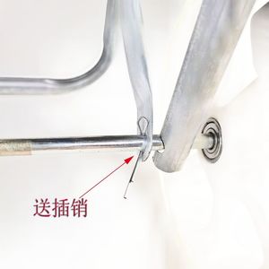 Accessoires pour chariot de courses, axe, tige en fer, deux roues, tige de roue pour monter les escaliers, diamètre d'axe solide - Product Image 4