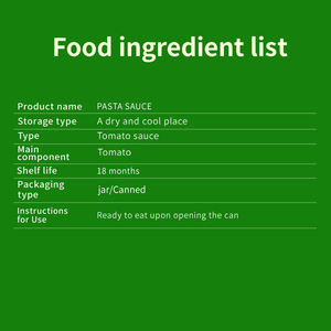 Délicieuse <span class=keywords><strong>sauce</strong></span> <span class=keywords><strong>tomate</strong></span> de style italien en bouteille, prend en charge la personnalisation OEM ODM, fournisseur de pâte de <span class=keywords><strong>tomate</strong></span>, <span class=keywords><strong>sauce</strong></span> pour pâtes de haute qualité - Product Image 2