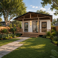 Maisons modulaires préfabriquées de 20 pieds pour un transport facile, unité d'habitation utilisant une conception sismique de classe 8 pour maison modulaire et bureau de jardin