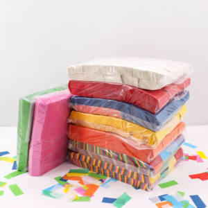 Coriandoli di Carta a Forma di Rettangolo 5x2cm, Colori Misti, Prezzo di Fabbrica, per Natale, Compleanni, Matrimoni e Feste - Product Image 1