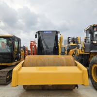 Gebrauchte Einzel-Trommel-Vibrationsstraßenwalze Diesel-Kompaktor 10 bis 40 Tonnen Straßenbaumaschine
