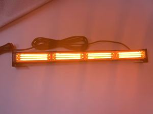 Nuova Barra Luminosa LED Trontech con Sirena 12V Universale per Auto, Camion, Emergenza, <span class=keywords><strong>Luce</strong></span> <span class=keywords><strong>Lampeggiante</strong></span> Stroboscopica Giallo Ambra - Product Image 5