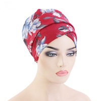 SongMay Bonnet de coiffure en coton à une seule couche de grande taille Bonnets colorés 6 couleurs Bonnets à fleurs pour femmes