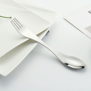 DFO09 2 in 1 Spoon Fork Combo Utensil Spork <b>Set</b> Stainless Steel <b>Camping</b> Backpack Utensil Spoon Fork for Travel <b>Picnic</b> Portable - Product Image 5