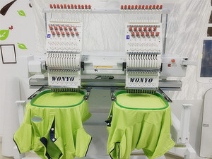 Trung Quốc Bán Sỉ Tốc Độ Nhanh Cap T-Shirt Phẳng 2 Đầu Đan Áo Khoác Đồng Phục May + Máy Thêu - Product Image 6