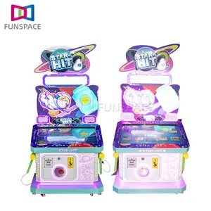 Funspace Indoor Amusement Arcade Kids Coin Operated Redemption 2 Players Hit Hammer Hitting Touch Screen Game Machine