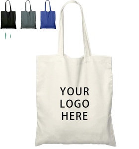 OEM ODM Custom Printed Recycled Plain Organic Cotton Canvas Tote <b>Bag</b> <b>Large</b> Reusable Canvas Cotton Shopping <b>Bag</b> With Logo - Product Image 1