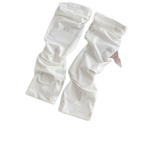 Mangas de seda 0C para mujer, protección solar UPF50 Plus, transpirables, para ciclismo al aire libre, talla única, color blanco - Product Image 4