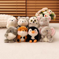 Pendentif animal boule mignonne animaux en peluche personnalisés jouets en peluche porte-clés personnalisé Capybara avocat en peluche