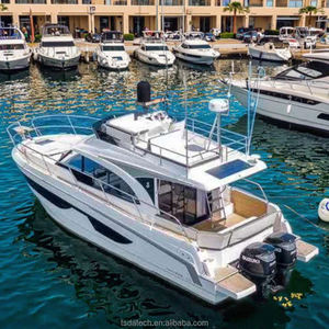 Monocasco estable moderno de lujo de 37 pies, yate seguro de fibra de vidrio adecuado para viajes marítimos - Product Image 2