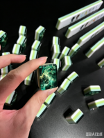 Mahjong américain en acrylique Funky Trade personnalisé, 160 pièces, tuiles de mahjong gravées professionnelles, kit de jeu durable et brillant pour offrir en cadeau