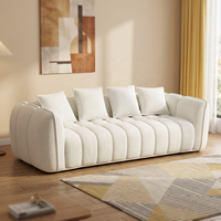 Modernes Chesterfield Dreisitzer-Modulsofa-Bett Konvertierbar mit Hochdichteschaumstoff für Hotel, Apartment, Zuhause und Büro
