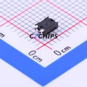 KMR221GLFS Tactile Switch SMD Switch Single Pole Single Throw Round Button 2N Vertical Mount - Product Image 2