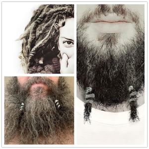 Perles de <span class=keywords><strong>barbe</strong></span> de loup Ruyan pour hommes, perles de cheveux en spirale <span class=keywords><strong>viking</strong></span>, anneaux, pendentifs, anneaux de cheveux pour dreadlocks - Product Image 6