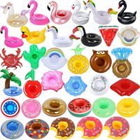 Support de Gobelet Gonflable Épais en Gros, Plateau Flottant pour Boissons, Accessoires de Fête pour Piscine et Plage, Vente en Gros Personnalisée