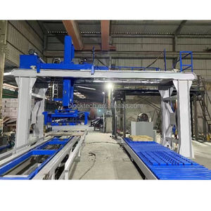 Machine automatique de palettisation de briques en béton, empileuse de briques, machine à fabriquer des blocs, cuber de briques, équipée d'un système de contrôle PLC avancé - Product Image 3