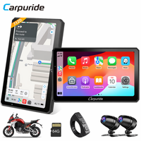 Carpuride W712D Motorrad-Carplay-Bildschirm für Honda ADV 750 Africa Twin 7-Zoll-Touchdisplay Carplay Moto mit Dual-Bluetooth