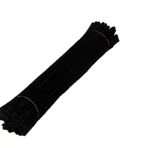 100 adet renkli şönil kök boru temizleyiciler Set şönil boru temizleyiciler buket çocuklar Diy boru temizleyiciler toplu - Product Image 5