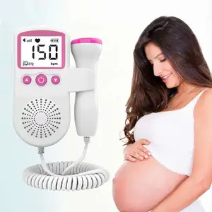 Groothandel Prenatale Digitale Draagbare Medische Detectie Baby Hartslag Zak Foetale Doppler Hartslag Hartslag