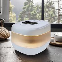 Cuisinière à riz électrique 3L multifonctionnelle, cuisinière intelligente numérique avec cuve intérieure en acier inoxydable, cuisinière électrique automatique à faible teneur en sucre