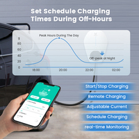Cargador Bidireccional para Vehículos Eléctricos Iocharger V2H Tipo 2 de 7kW 11kW 22kW, Dispositivo de Pared AC para el Hogar