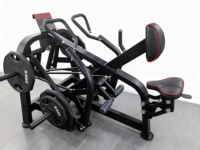 Équipement commercial de Gimnasio Machines chargées de plaques de musculation Entraînement arrière en acier Rangée assise Super rameur à ramer