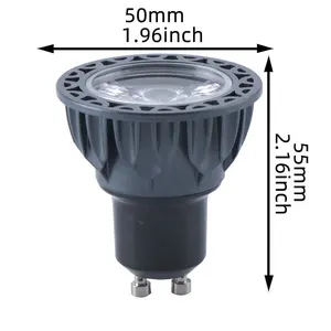9w Aluminium Led Light GU10 LED Lamp 7W Dimmable Gu10 Cri95 Bulb Lighting Gu10 Spot Light