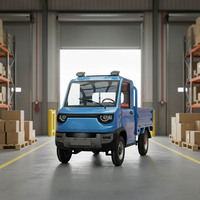 Tricycle de fret électrique 2000W à quatre roues pour livraison