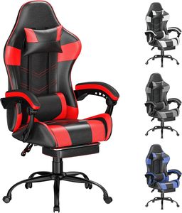 Chaise de jeu pour ordinateur, chaise de bureau à domicile, chaise de jeu pour cybercafé, chaise de jeu réglable en hauteur - Product Image 1