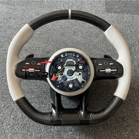 Support de volant en fibre de carbone personnalisé pour Mercedes Benz W205 W204 C63 G63 E43 G55 G500 E63 S63 C190 Vibration Heating