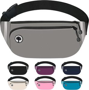 Riñoneras para mujer, riñonera impermeable para hombre, riñonera ajustable para correr, riñonera delgada expandible con bolsillo, color negro - Product Image 2