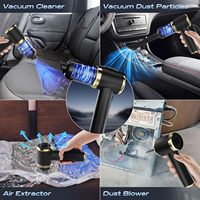 Aspirateur de voiture sans fil Portable Mini aspirateur de poche haute aspiration soufflant aspiration intégré luxe ABS conception Logo aspirateur