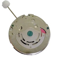 Montre mécanique entièrement automatique avec mouvement 2813, roue rouge, calendrier simple, boîtier en métal