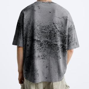 Camisetas de Punto Estampadas Personalizadas al por Mayor para Hombre, Talla Grande, Diseño en Blanco de Alta Calidad, Transpirables y Ecológicas - Product Image 2